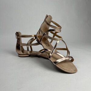 Marc Fischer Metallic Strappy Sandals